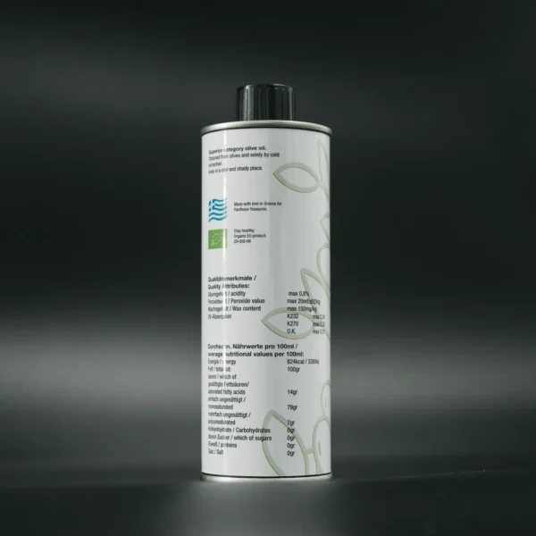 Griechisches Olivenöl Bio Extra Nativ 250ml